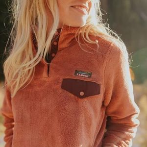 L.L.Bean Hi-Pile Fleece Pullover